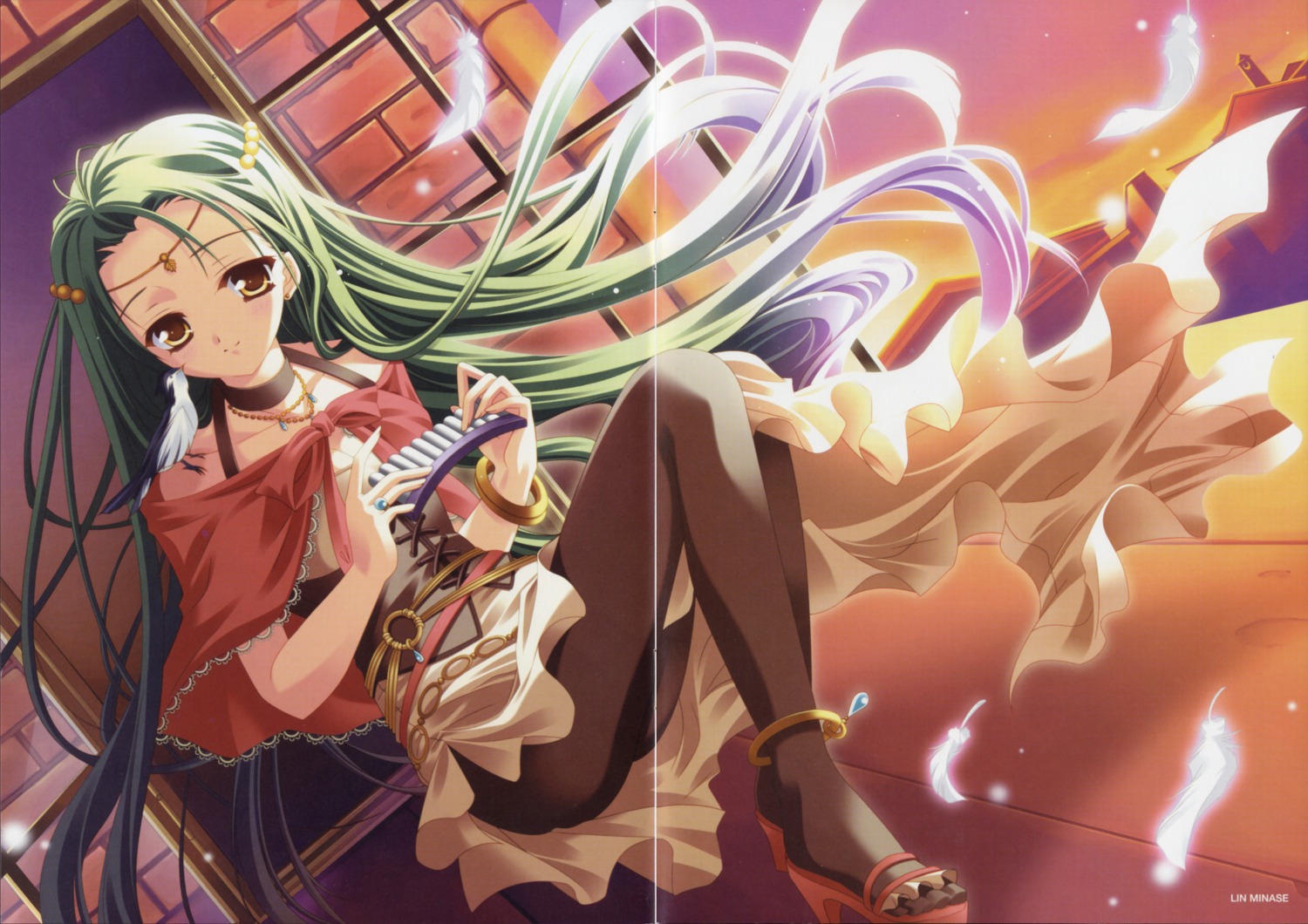 fixme, floriaa, gap, minase_lin, pantyhose, sorairo_no_organ