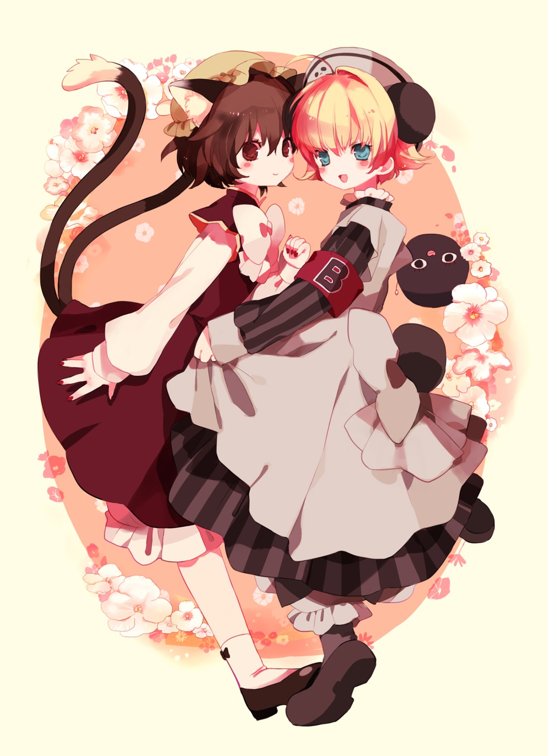 animal_ears, chen, di_gi_charat, maruino, nekomimi, pyocola_analogue_iii, tail, touhou