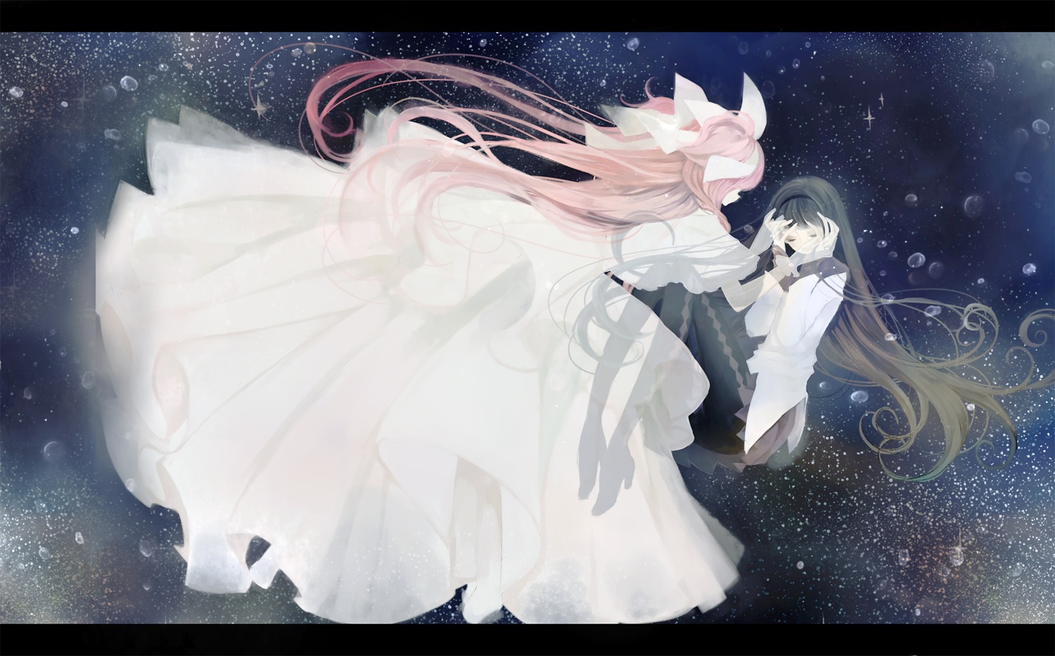 akemi_homura, himehi, kaname_madoka, mahou_shoujo_madoka_magica, pantyhose, ultimate_madoka