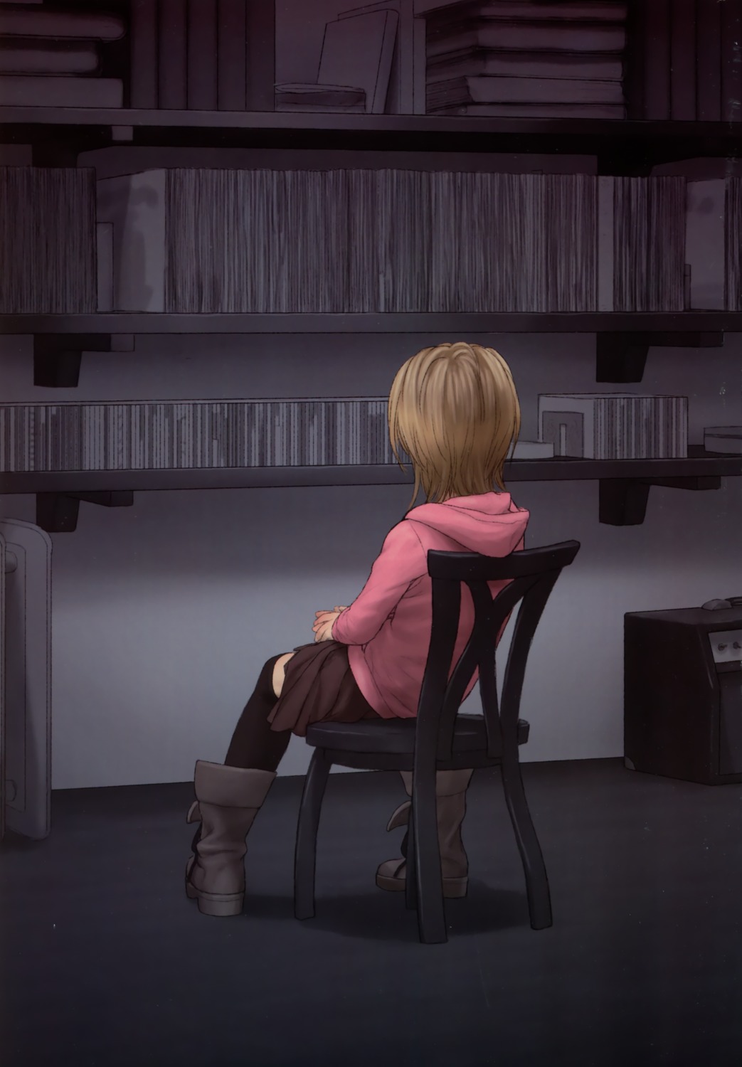 mieow, rustle, thighhighs
