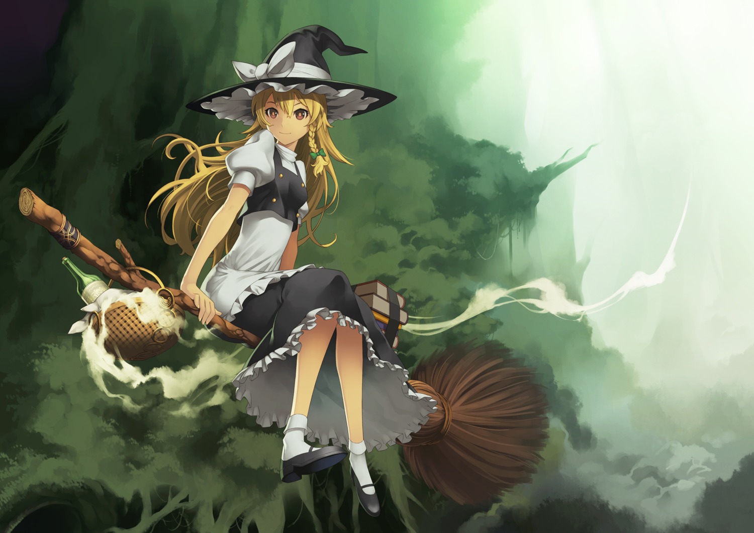 kirisame_marisa, kunieda, touhou, witch