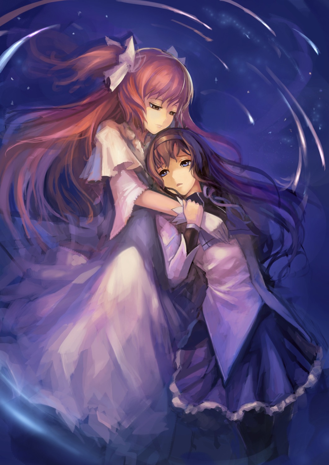 akemi_homura, kaname_madoka, mahou_shoujo_madoka_magica, ultimate_madoka, yuki_(clydtc), yuri