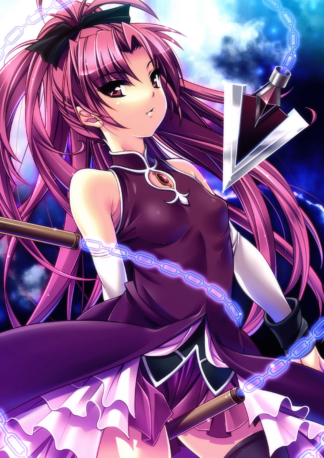 mahou_shoujo_madoka_magica, rakujin, sakura_kyouko