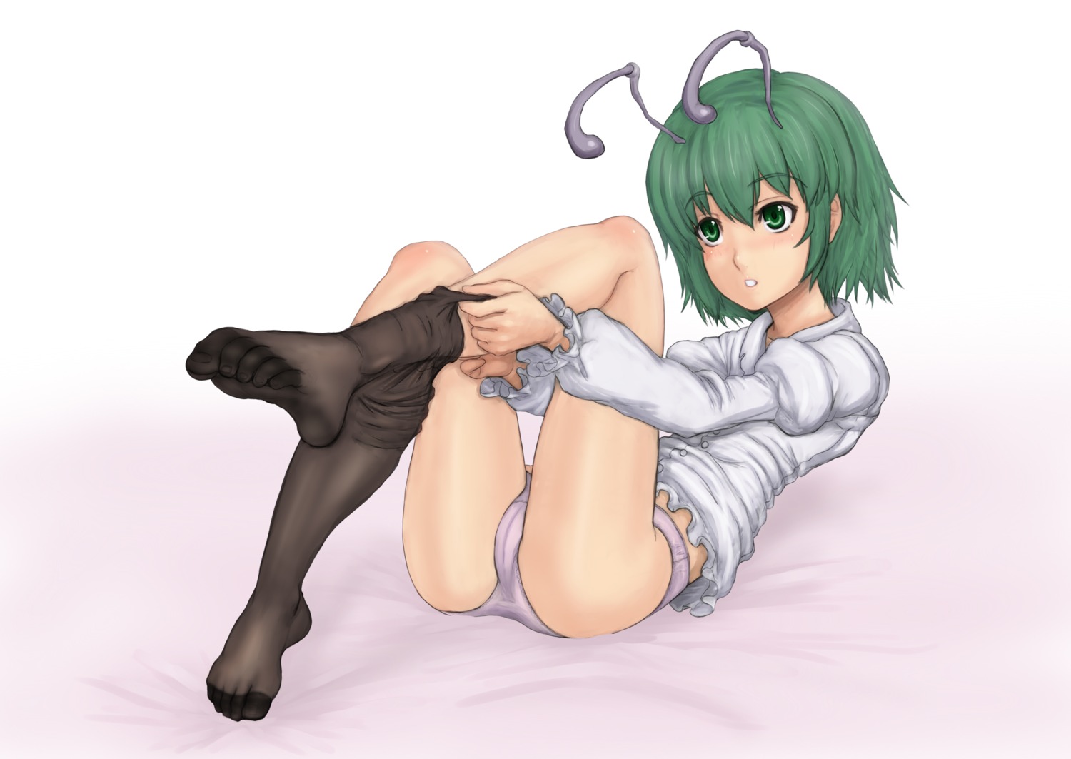 feet, kuro_suto_sukii, pantsu, pantyhose, touhou, wriggle_nightbug