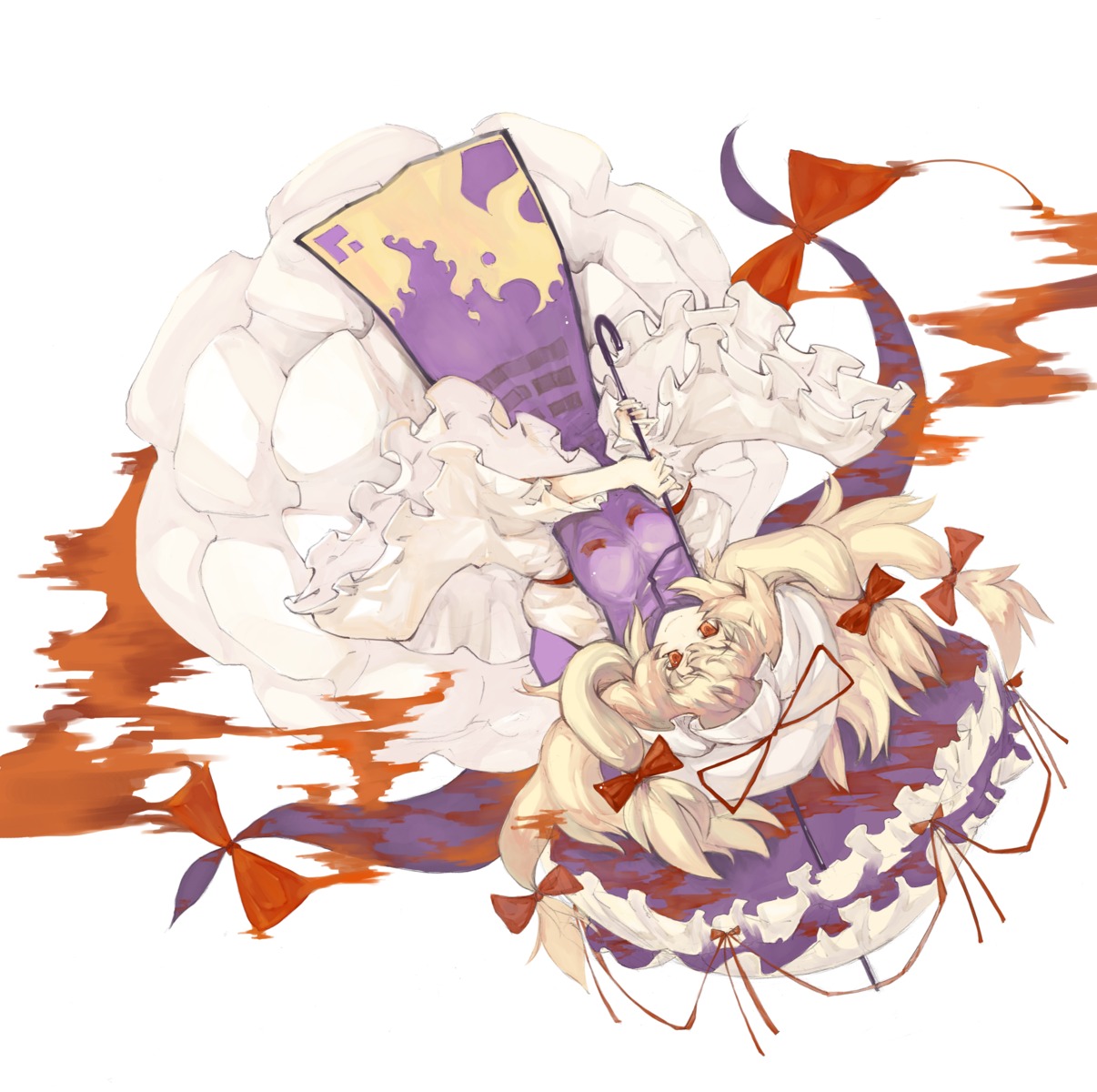 touhou, yakumo_yukari, zutta