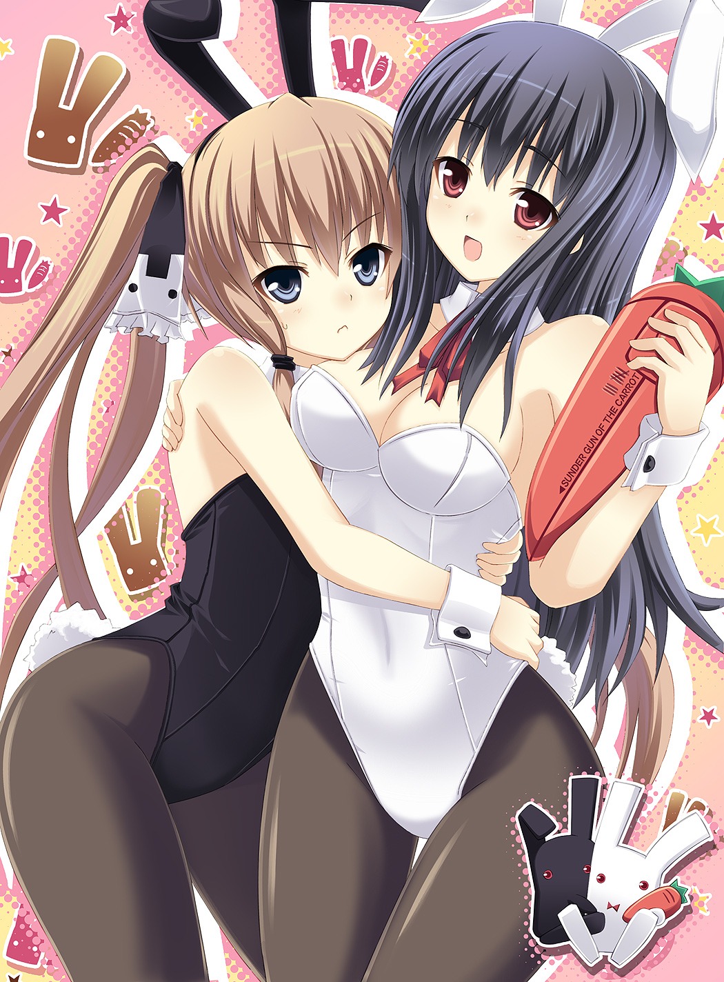 animal_ears, bunny_ears, bunny_girl, jpeg_artifacts, pantyhose, usagi_nezumi