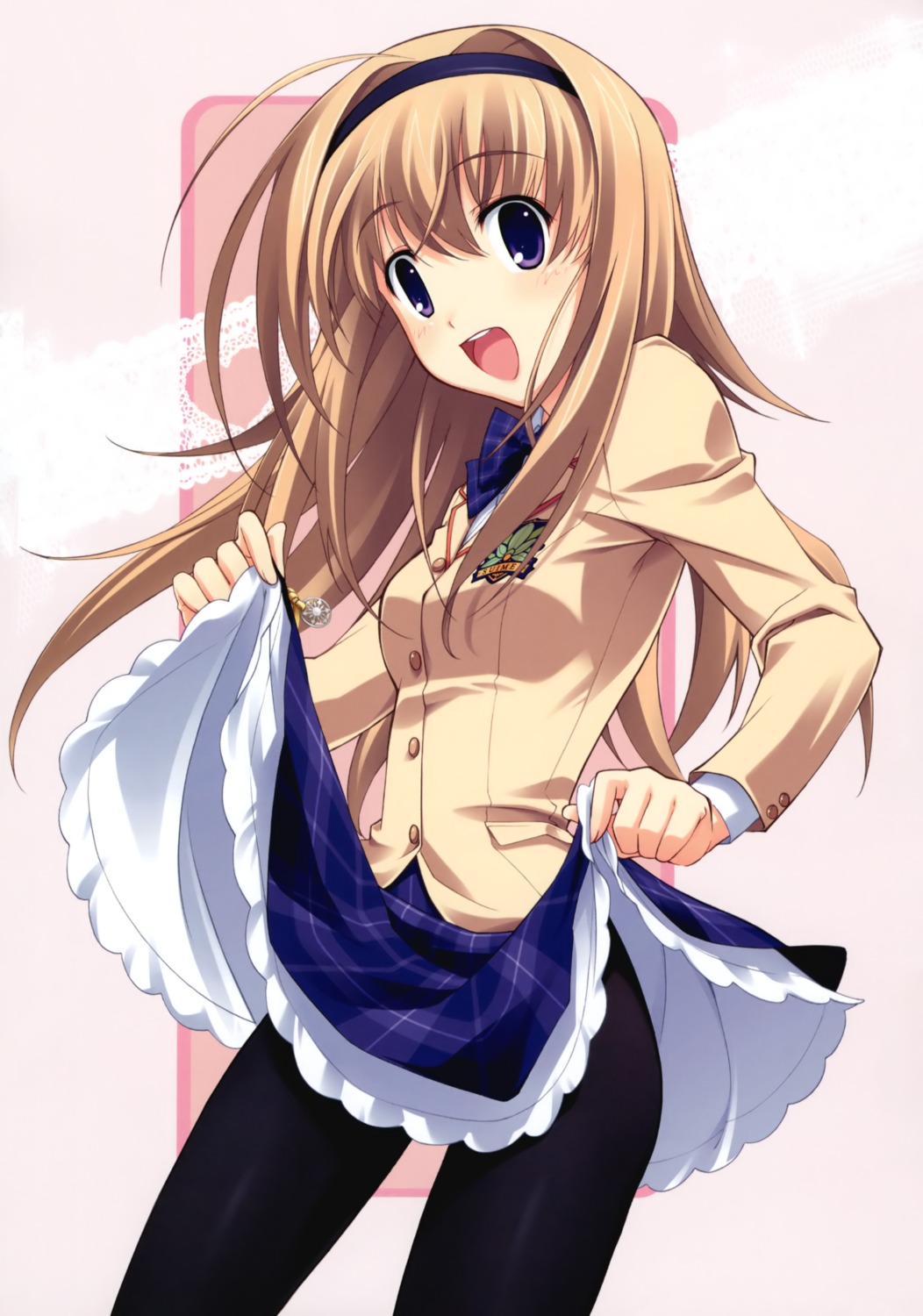 chaos;head, chaos;head_love_chu☆chu!, matsuo_yukihiro, nishijou_nanami, pantyhose, seifuku