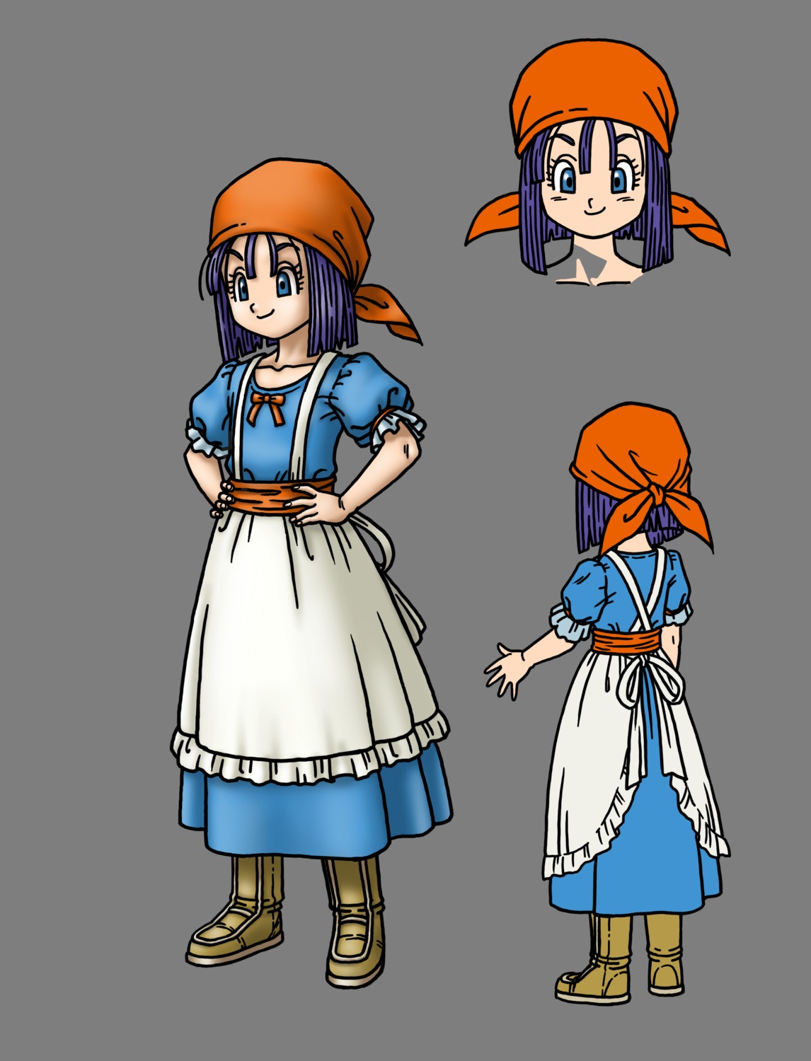 dragon_quest_ix, erinn, toriyama_akira, transparent_png