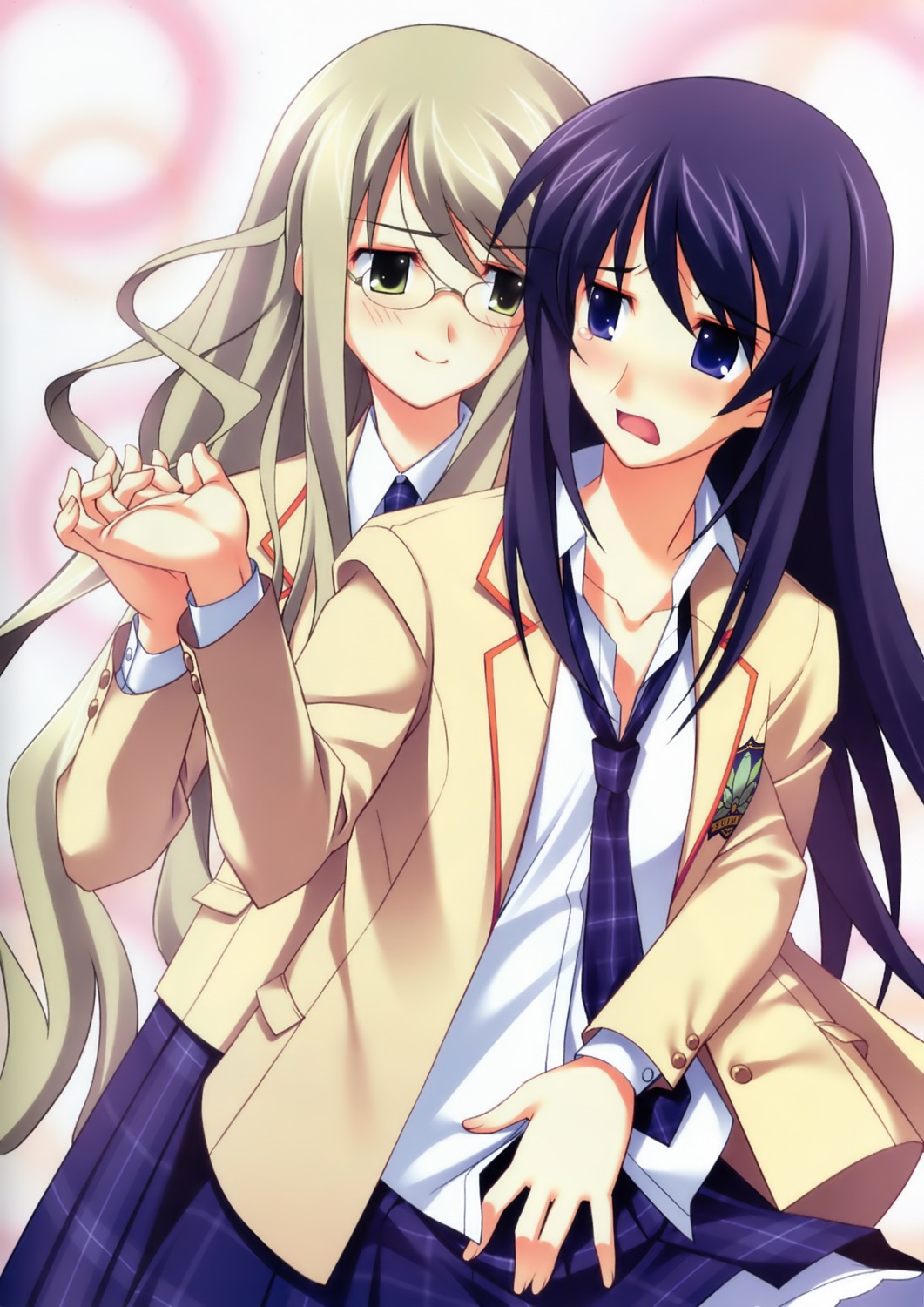 chaos;head, chaos;head_love_chu☆chu!, matsuo_yukihiro, megane, seifuku, yuri