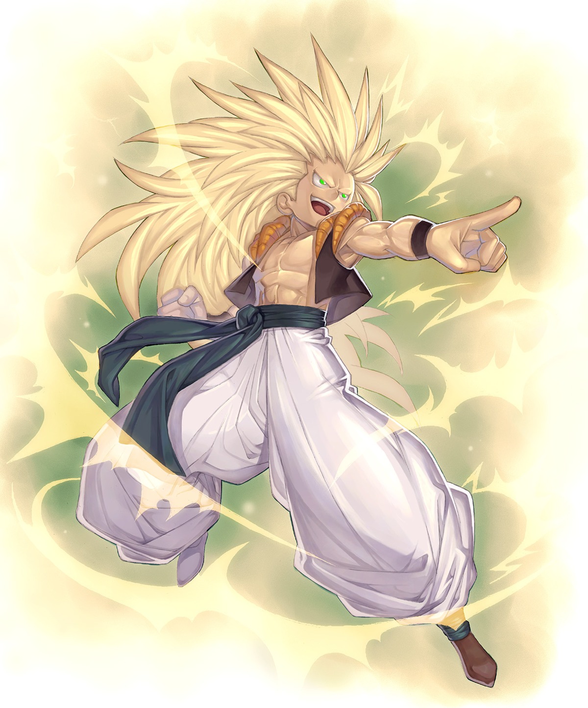 dragon_ball, dragon_ball_z, gotenks, katsutake, male