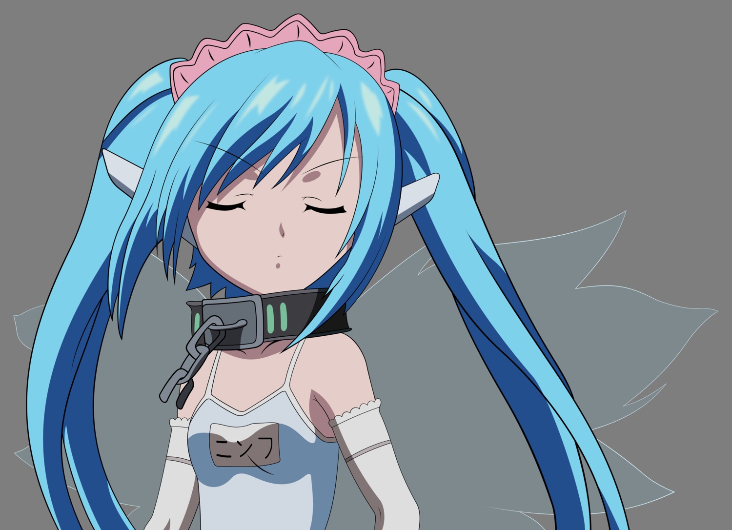 nymph, sora_no_otoshimono, transparent_png, vector_trace