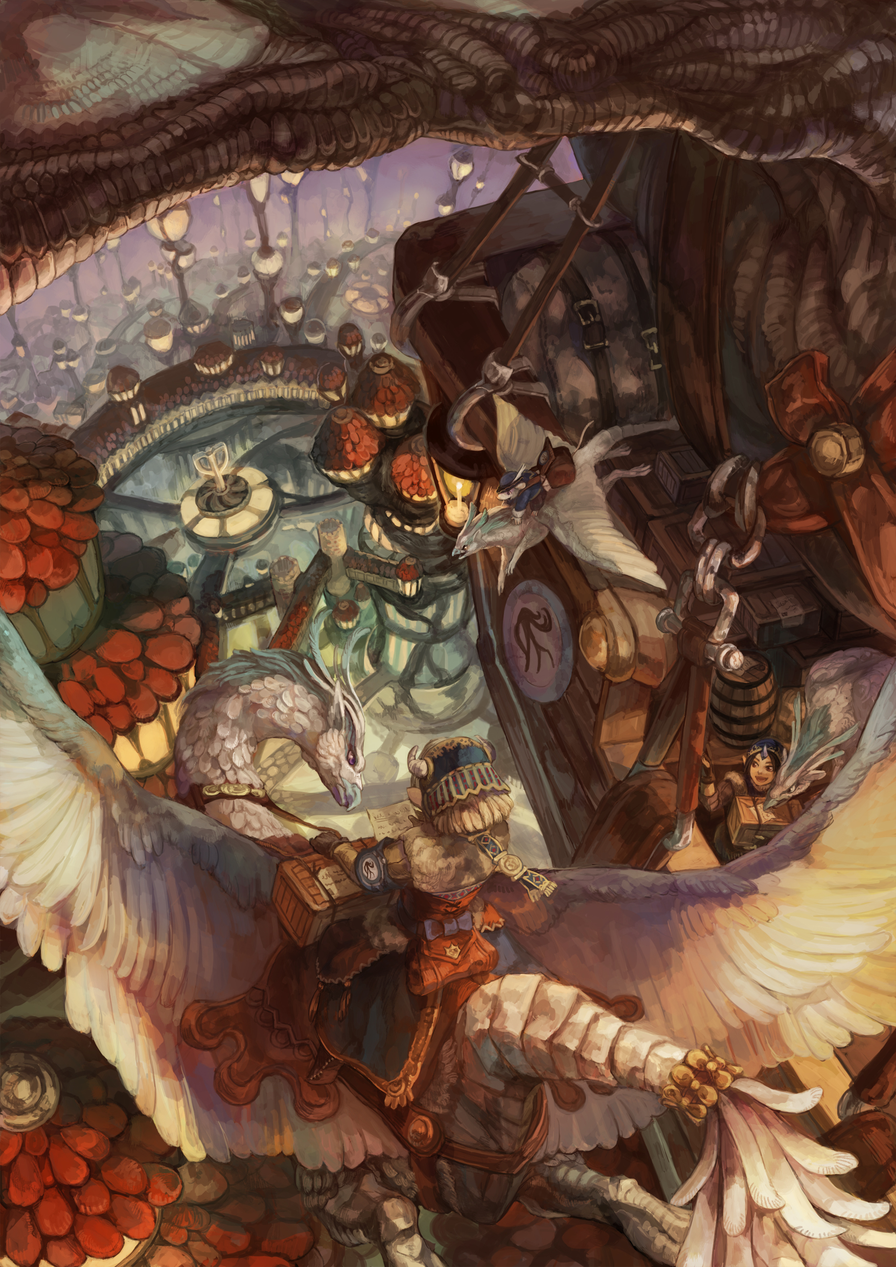 elf, monster, oca, pointy_ears, wings