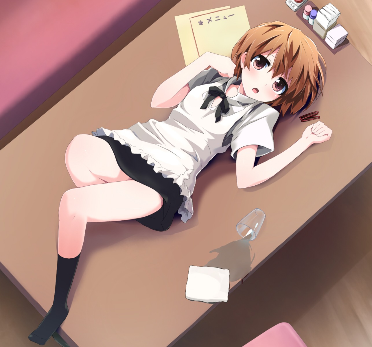 grune_(artist), inami_mahiru, waitress, working!!