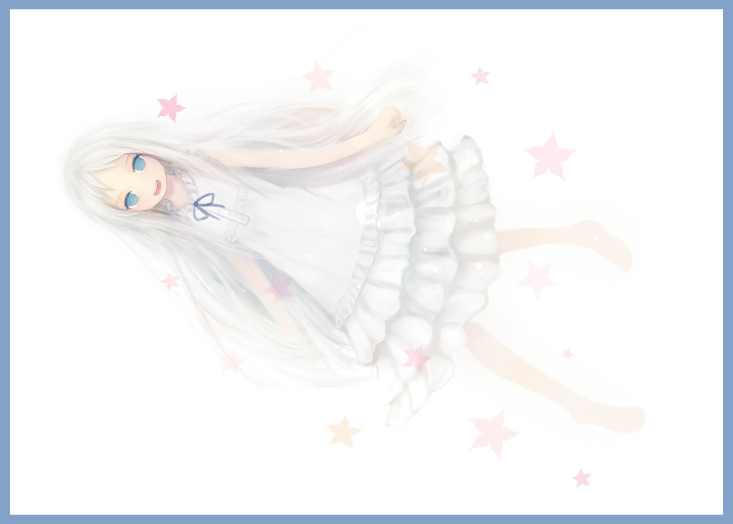 ano_hi_mita_hana_no_namae_wo_bokutachi_wa_mada_shiranai, dress, honma_meiko, moekyon