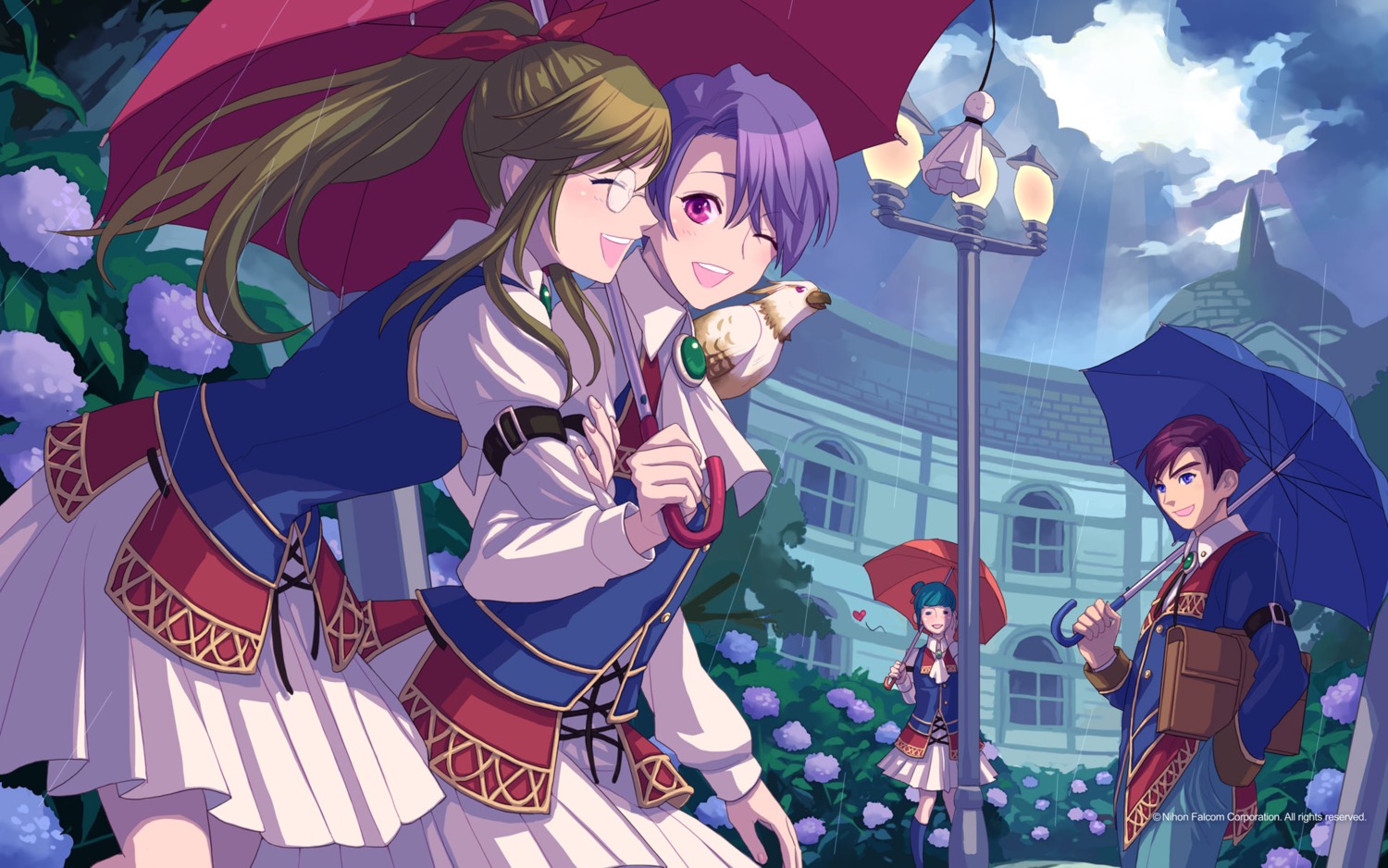 eiyuu_densetsu, eiyuu_densetsu:_sora_no_kiseki, falcom, klose_rinz, megane, wallpaper