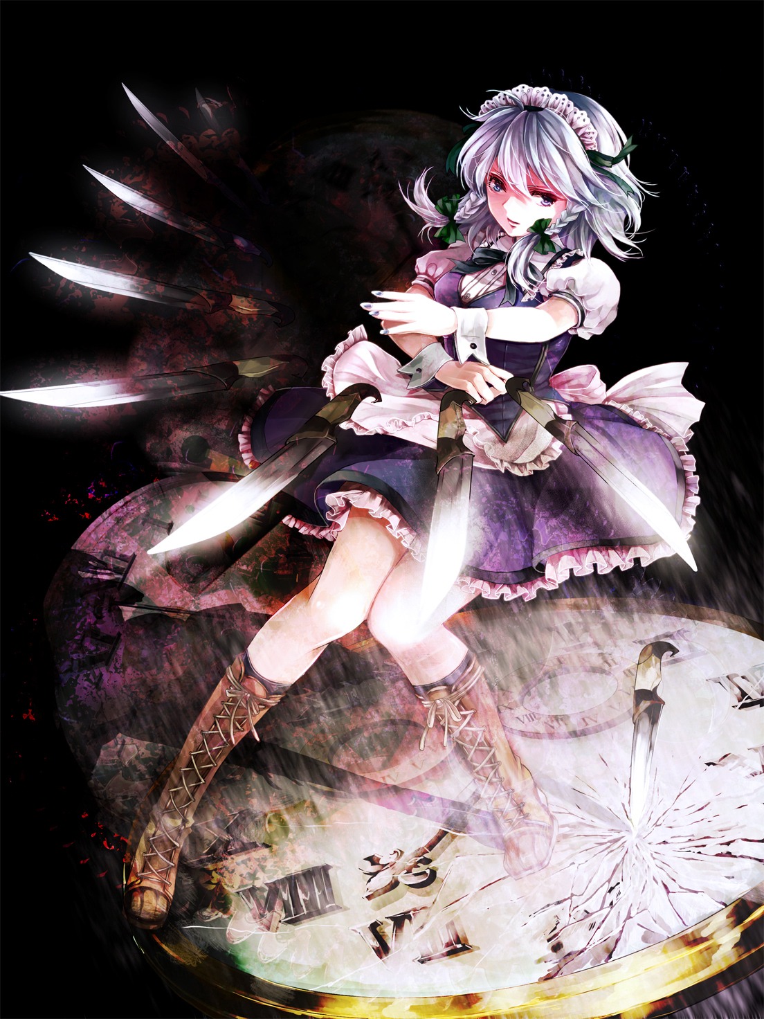 awa_toka, izayoi_sakuya, touhou