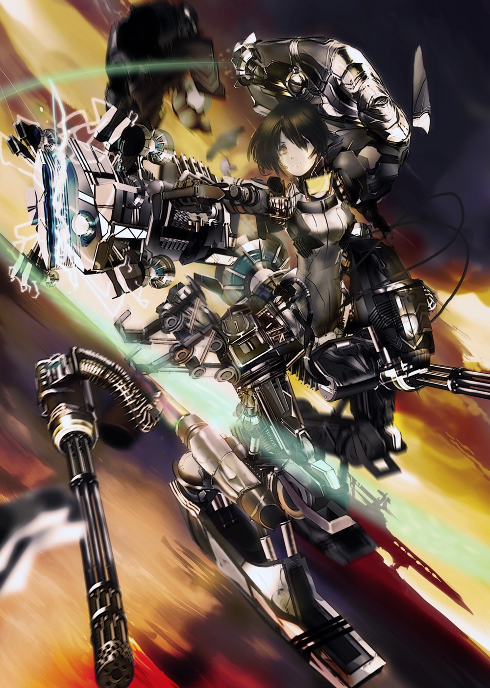 gun, mecha_musume, nanatsuki_sousuke