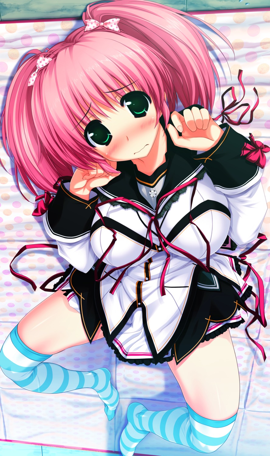 clochette, game_cg, hayase_manami, kamikaze_explorer, oshiki_hitoshi, seifuku, thighhighs