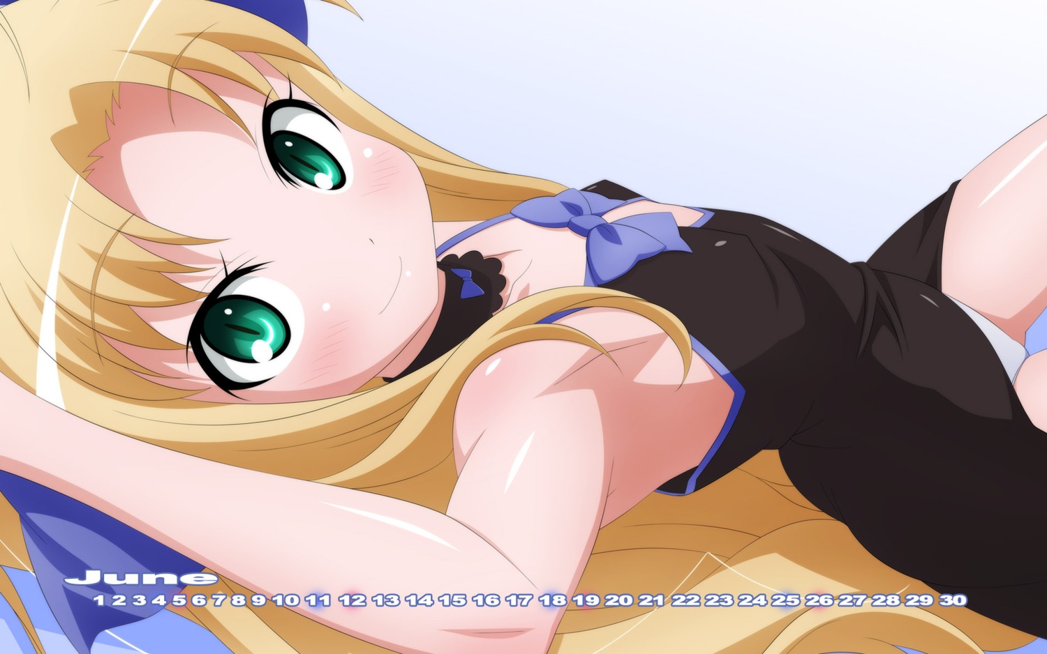 astarotte_ygvar, calendar, lotte_no_omocha!, pantsu, wallpaper, wave_ride