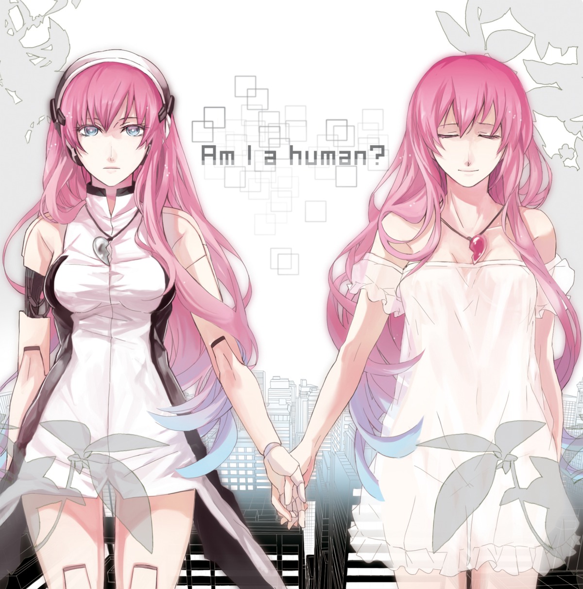 character_design, dress, headphones, megurine_luka, rahwia, vocaloid