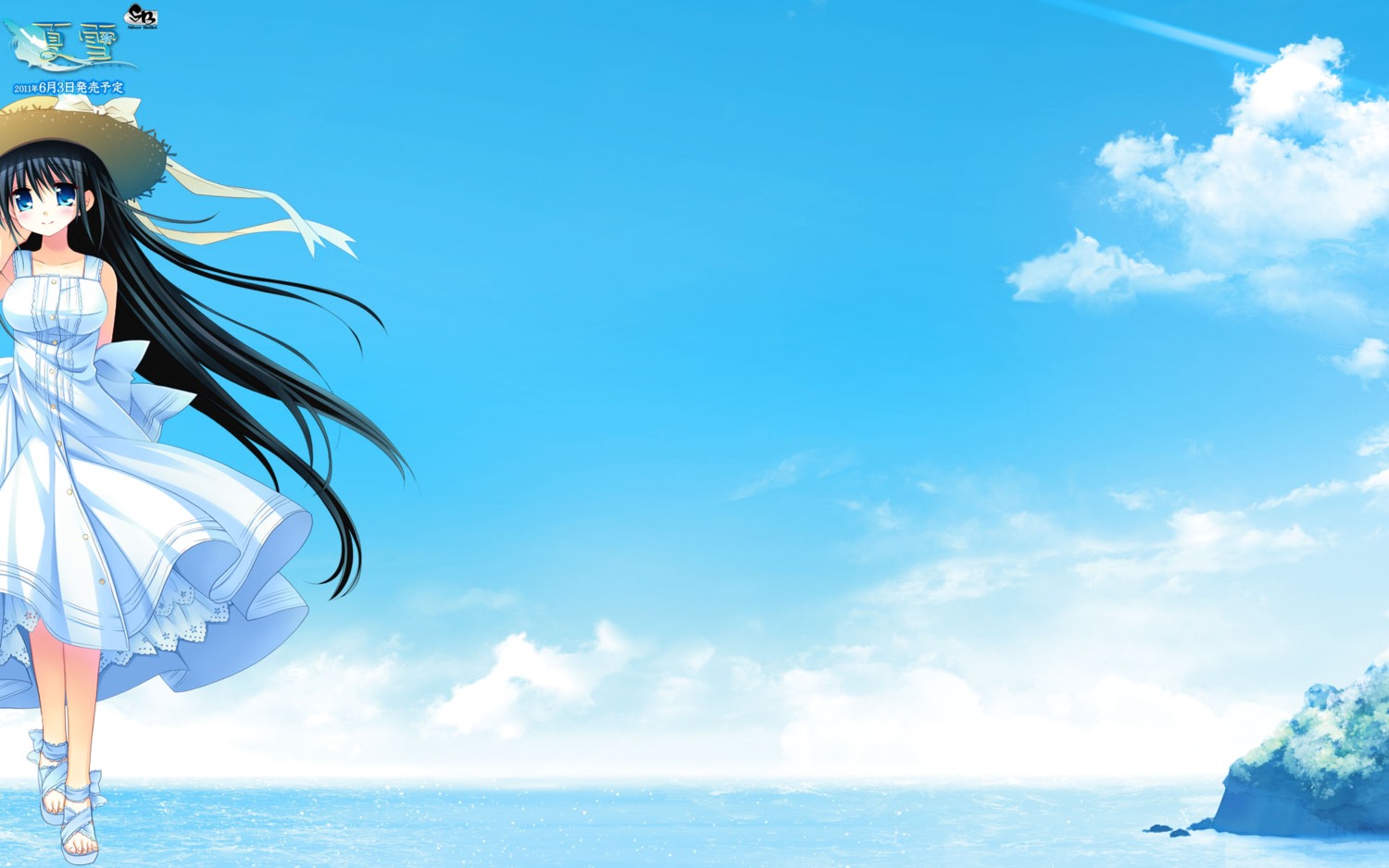 dress, natsuyuki_~summer_snow~, sakurazawa_izumi, silver_bullet, summer_dress, wallpaper