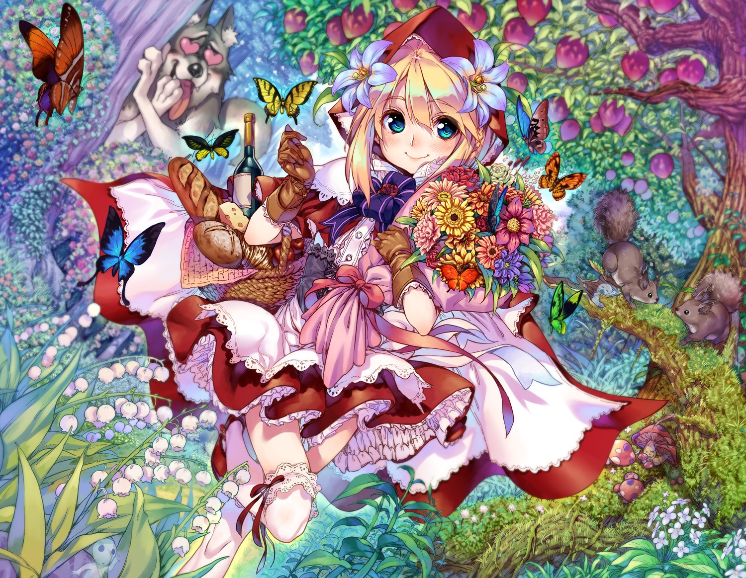 big_bad_wolf, garter, kink, little_red_riding_hood_(character), thighhighs