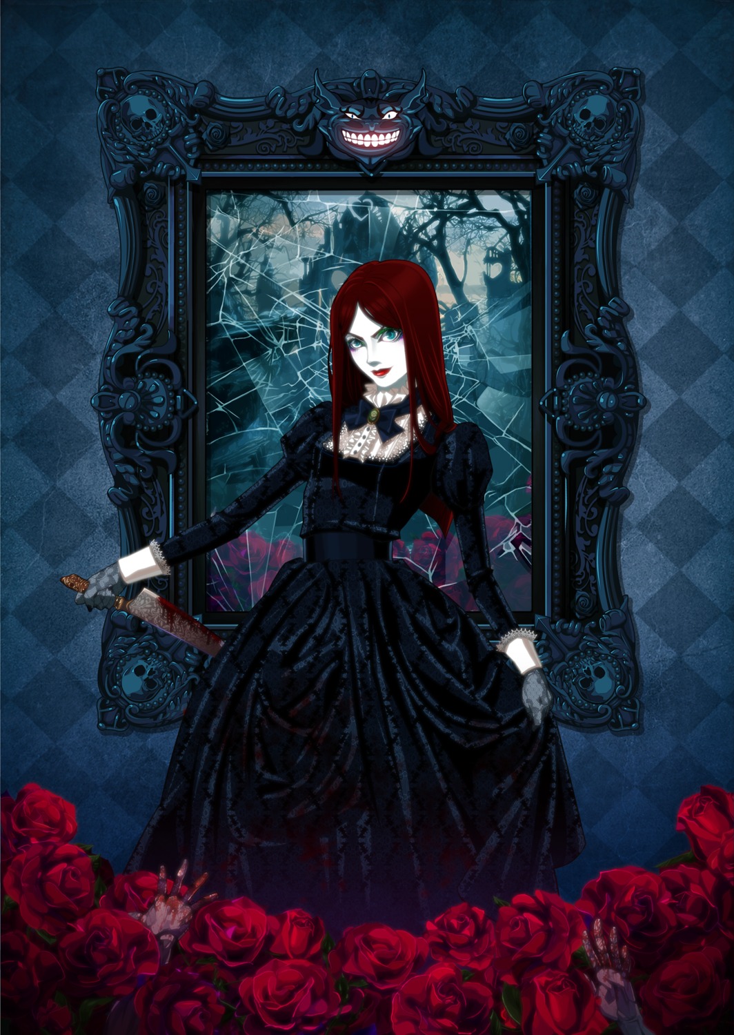alice, alice_in_wonderland, cheshire_cat, dress, masumoto_kaori
