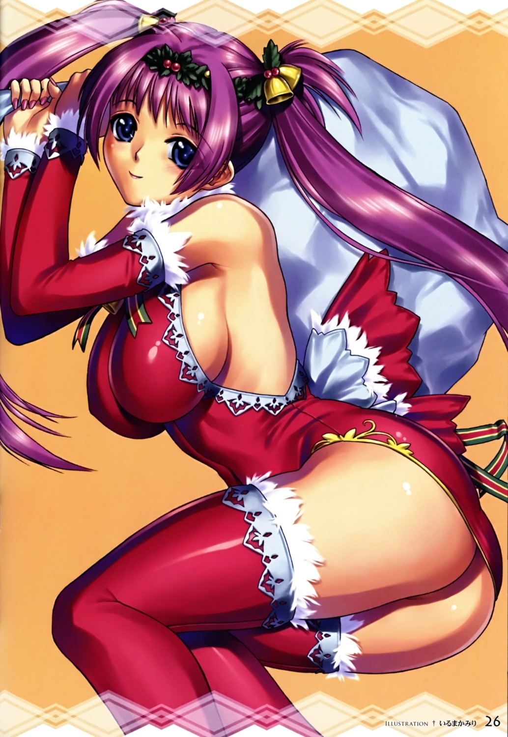 airi, christmas, iruma_kamiri, queen's_blade, thighhighs