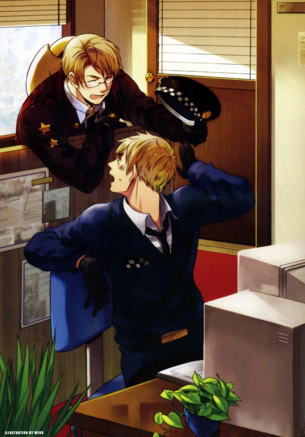 america, hetalia_axis_powers, male, megane, meko, united_kingdom