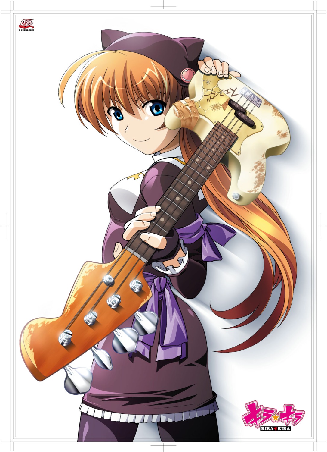 guitar, jpeg_artifacts, katakura_shinji, kira_kira, maejima_shikanosuke, pantyhose, trap