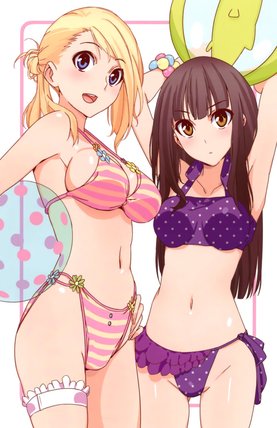 bikini, garter, lisa_cayce_foster, memories_off, memories_off:_yubikiri_no_kioku, morii_shizuki, nagumo_kasumi, swimsuits