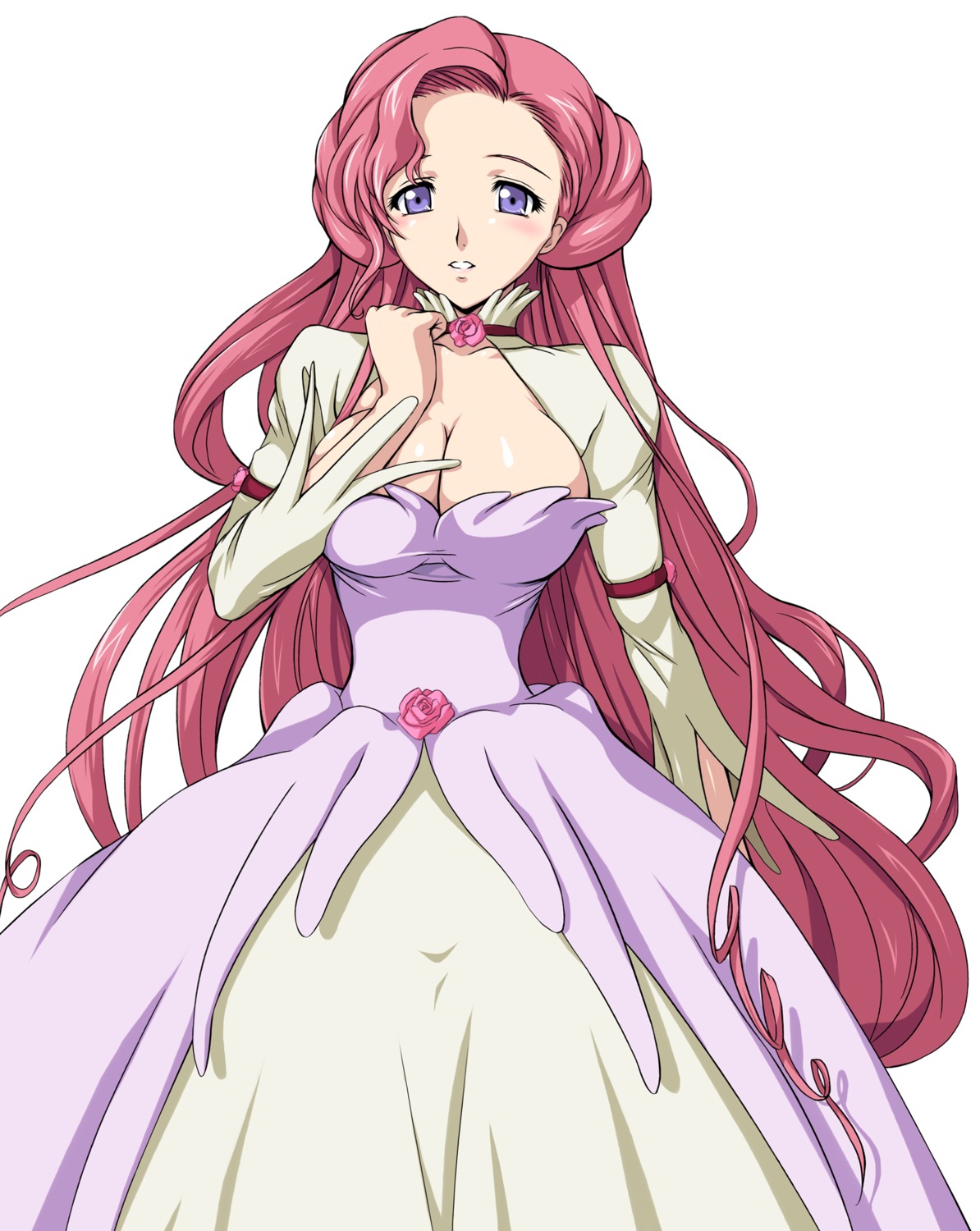 cleavage, code_geass, dress, euphemia_li_britannia, haiboku_kamen, zundarepon