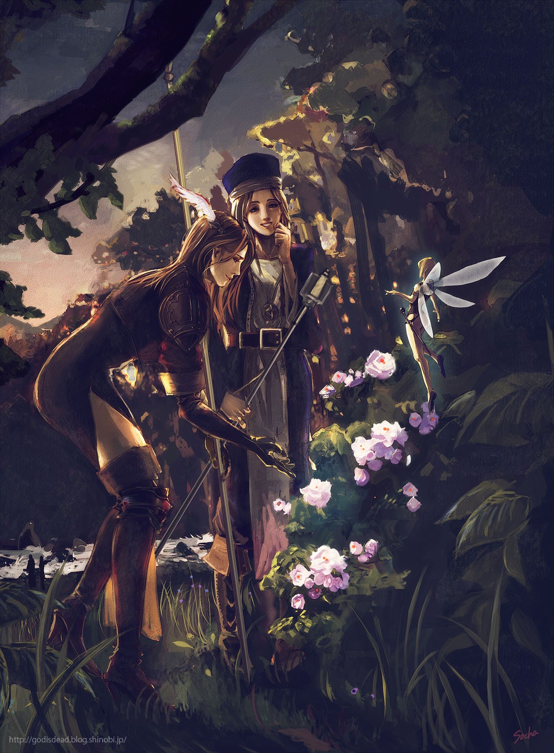 fairy, socha, thighhighs