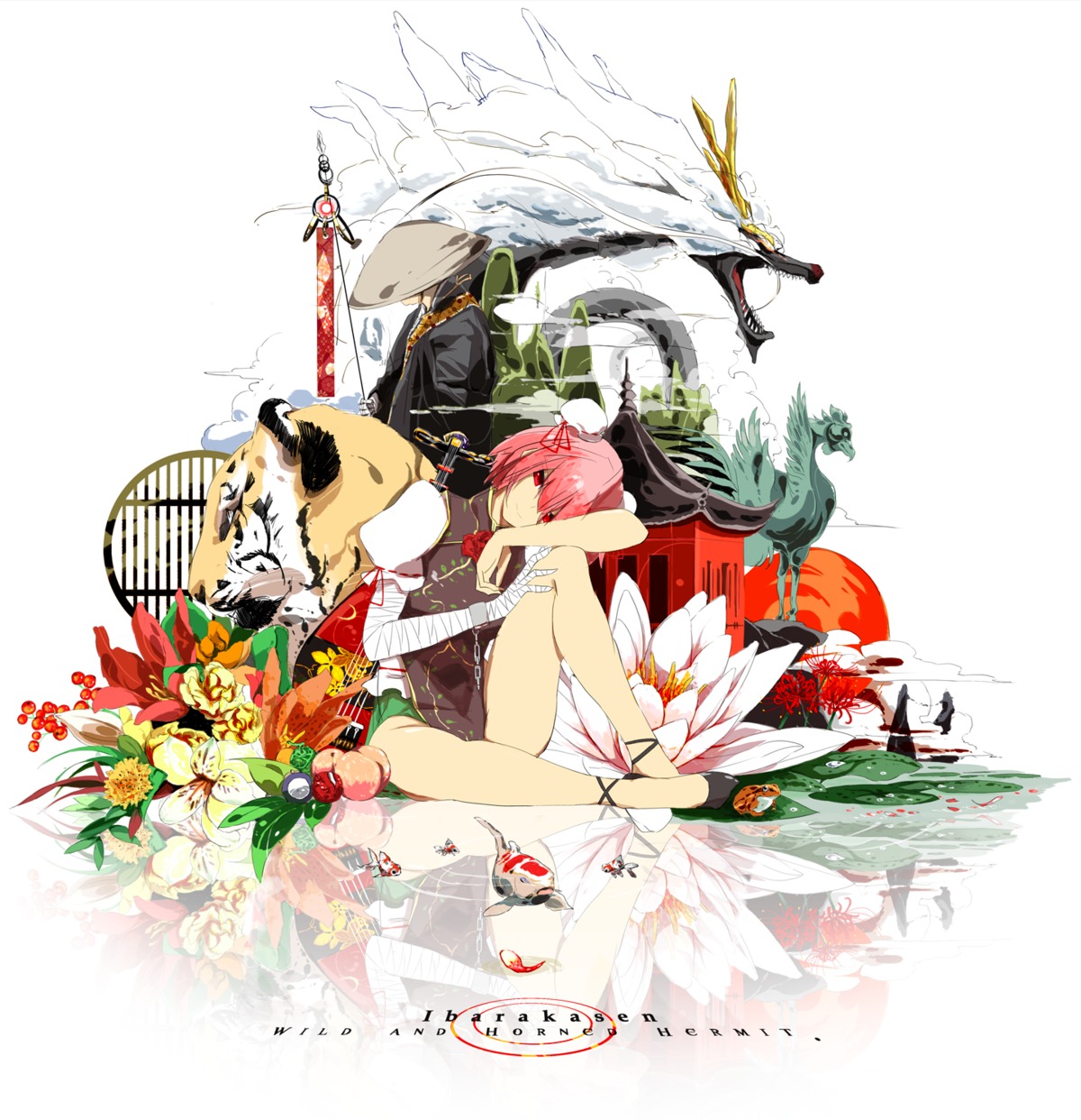 ibaraki_kasen, siirakannu, touhou