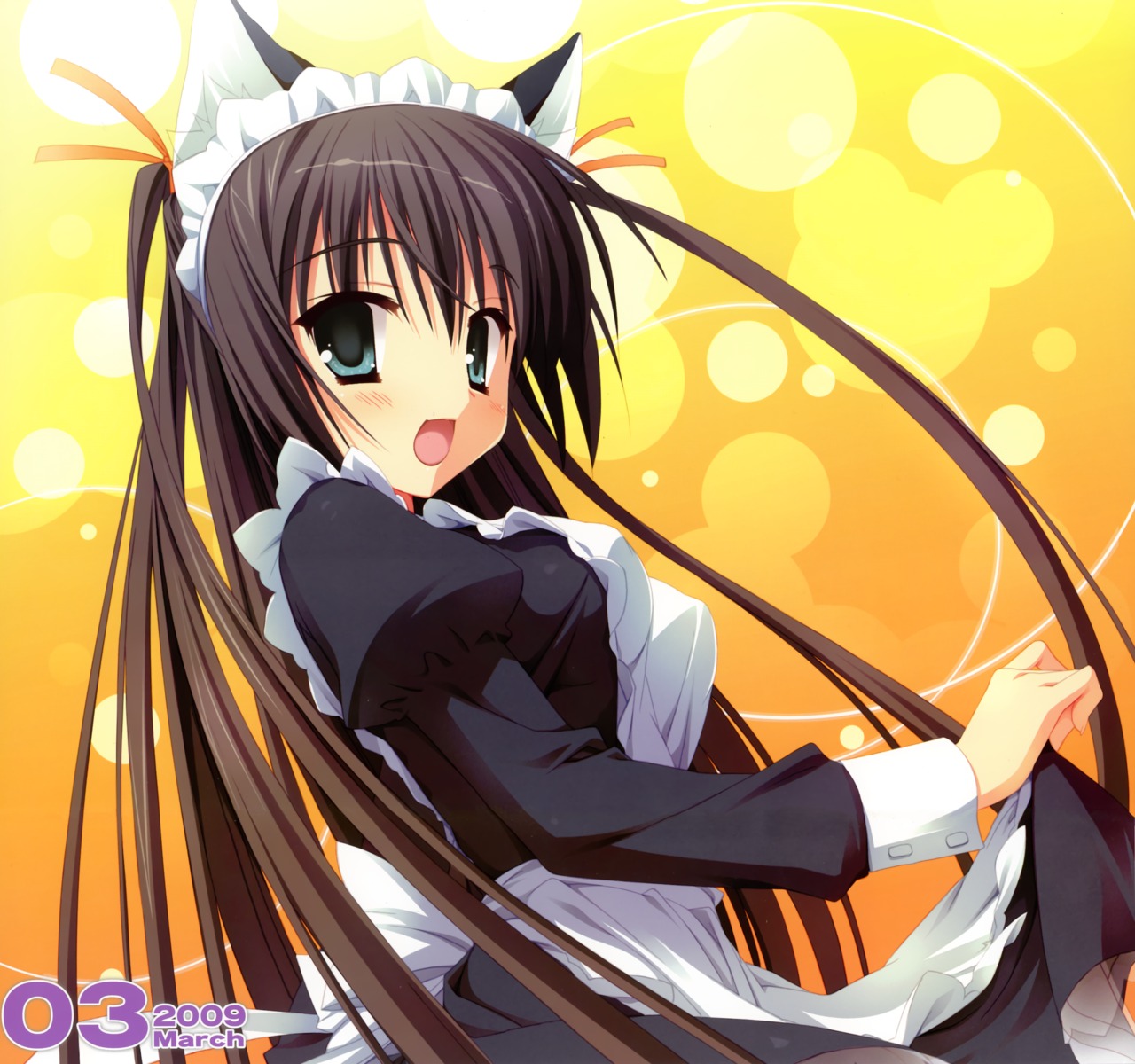 animal_ears, fixed, kobuichi, kousaka_chihaya, maid, natsuzora_kanata, nekomimi, yuzu-soft