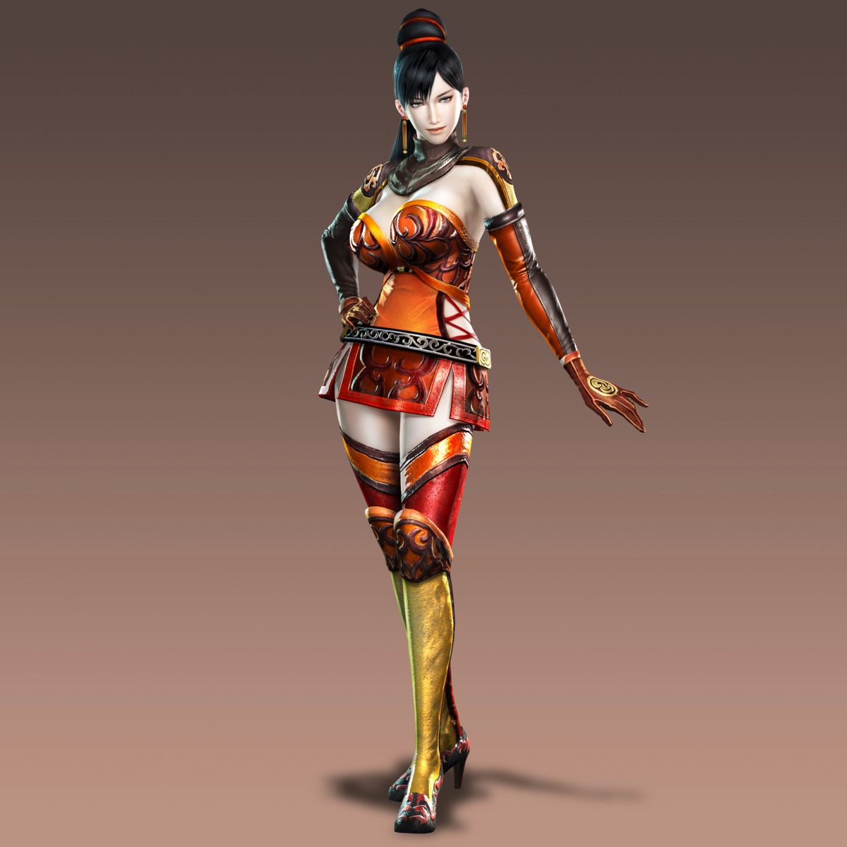 cg, heels, lian_shi, shin_sangoku_musou_6, thighhighs