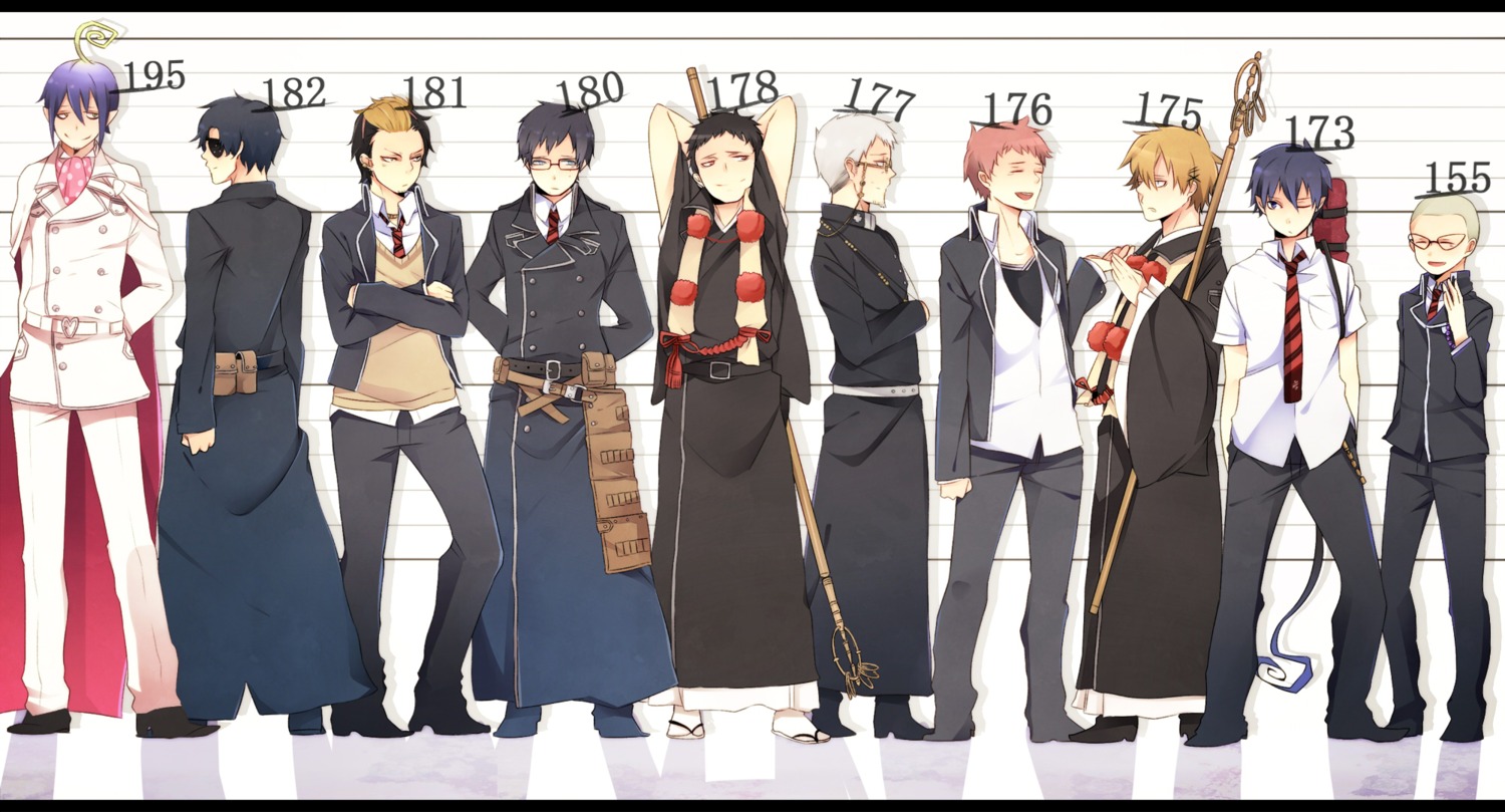 ao_no_exorcist, eyepatch, fujimoto_shiro, male, megane, mephisto_pheles, miwa_konekomaru, okumura_rin