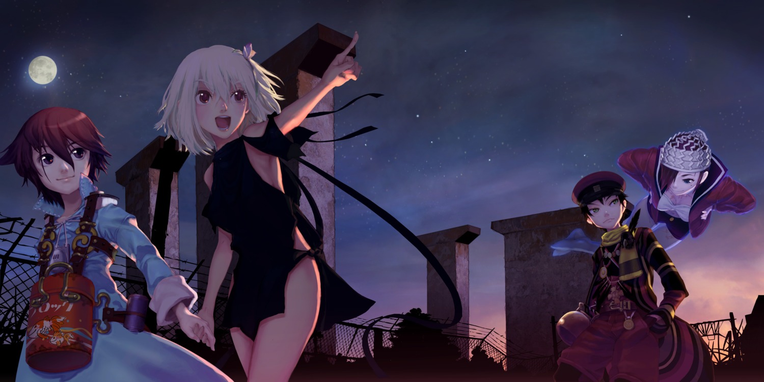 crow_(fragile), fragile_dreams, harada_keiko, no_bra, nopan, ren_(fragile), sai_(fragile), seto_(fragile)