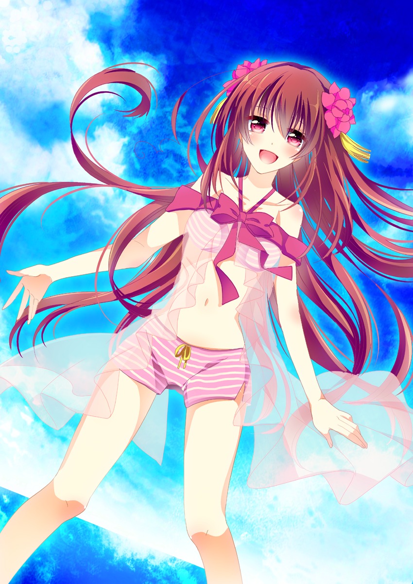 hetalia_axis_powers, swimsuits, taiwan, uruu_(sweetishdrop)