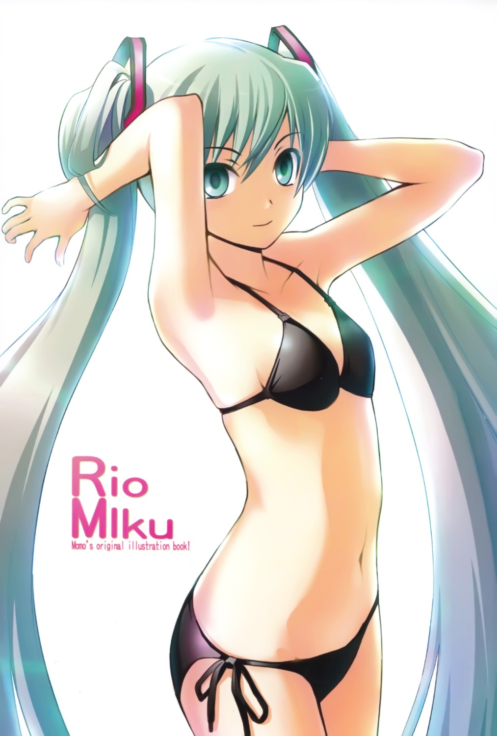 bikini, hatsune_miku, momo_no_page, momose_hisashi, swimsuits, vocaloid