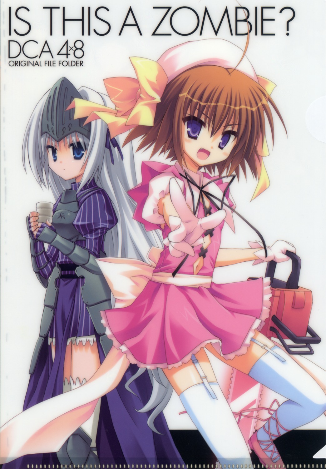 eucliwood_hellscythe, haruna_(zombie), kore_wa_zombie_desu_ka, sacchi, stockings, thighhighs