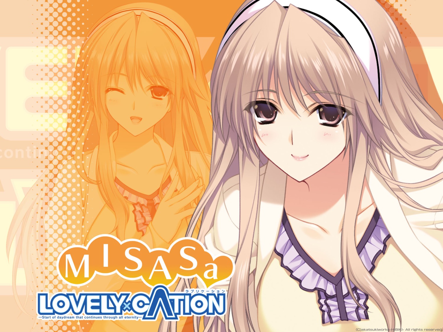 akatsuki-works, iizuki_tasuku, lovely_x_cation, tsukioka_misasa, wallpaper