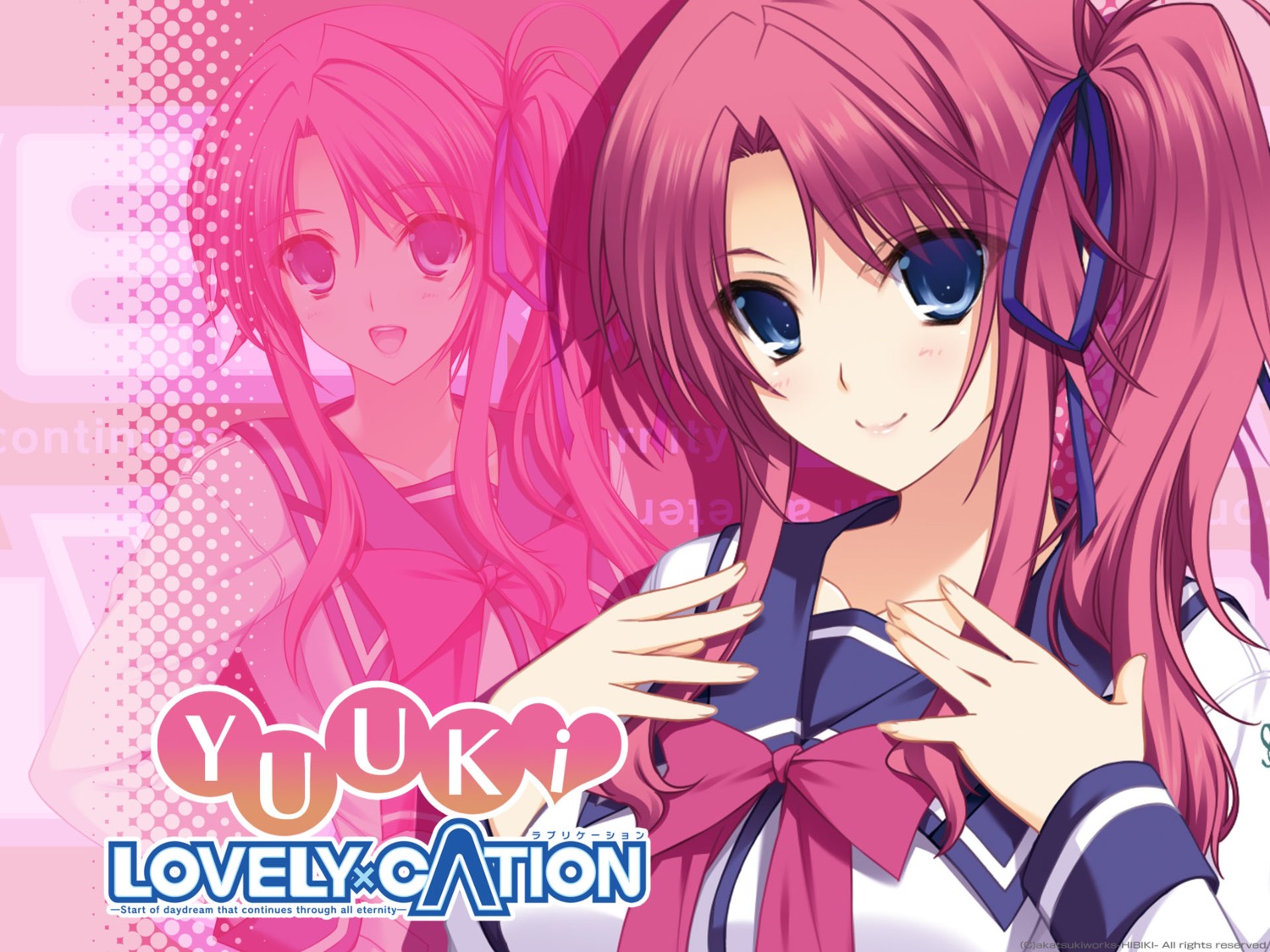 akatsuki-works, amagase_yuuki, iizuki_tasuku, lovely_x_cation, wallpaper
