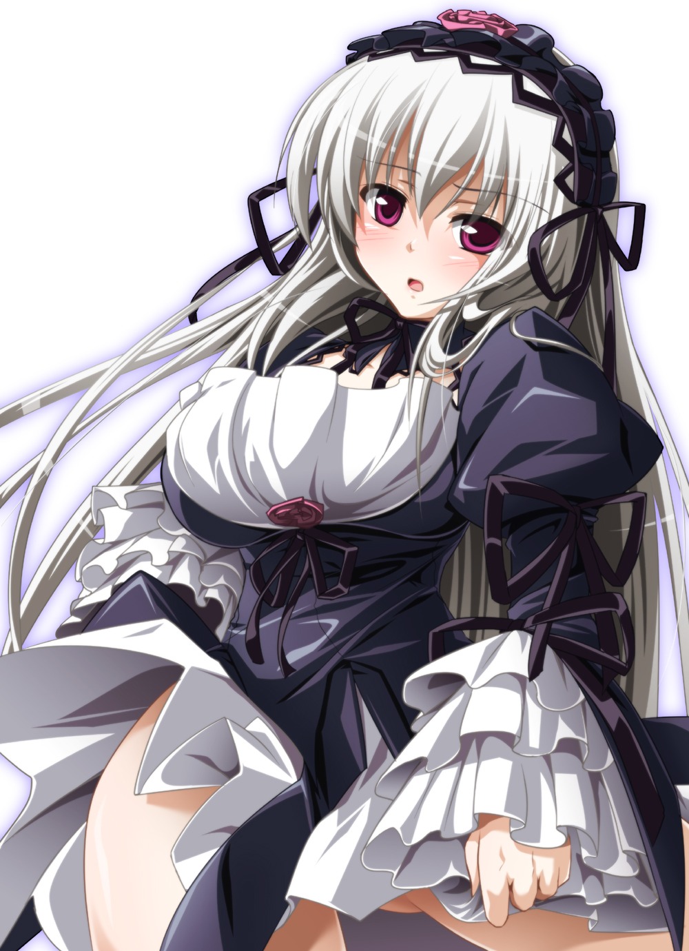 dress, gucchi, lolita_fashion, nopan, rozen_maiden, suigintou