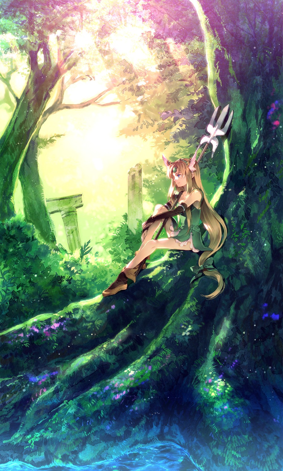 landscape, riesz, seiken_densetsu, seiken_densetsu_3, sunakumo