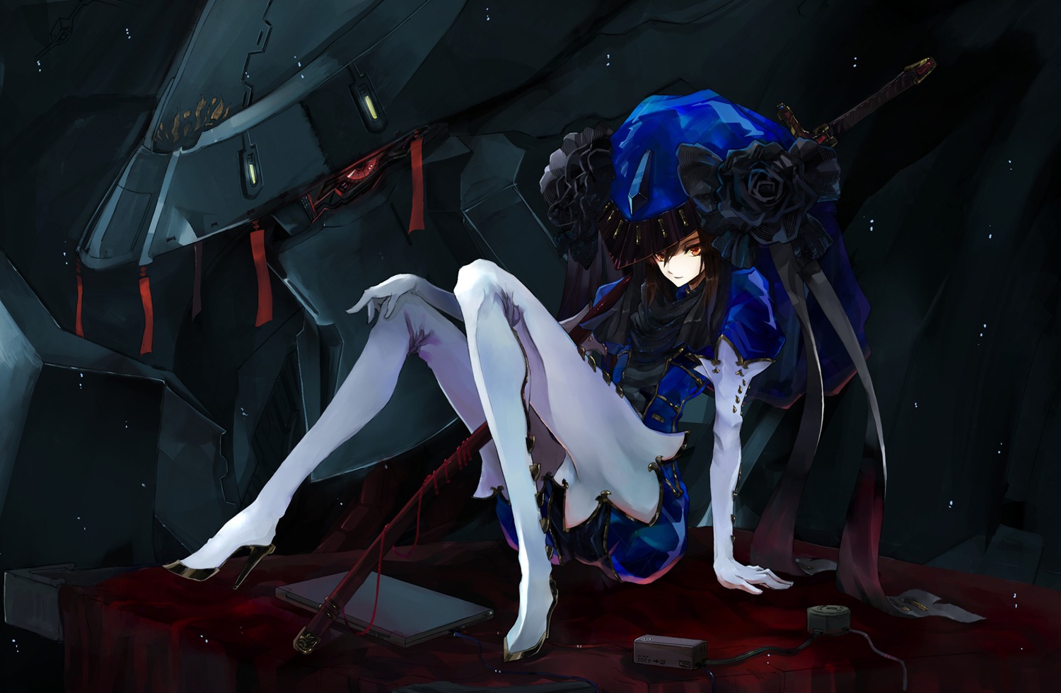 dress, five_star_stories, gond, mecha
