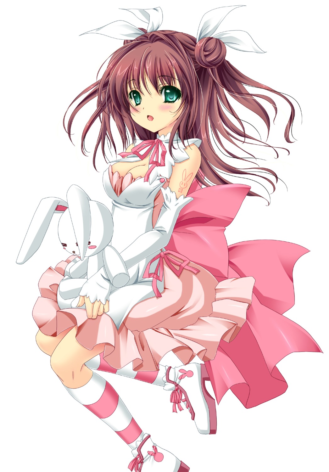 alto_seneka, cleavage, dress, wata