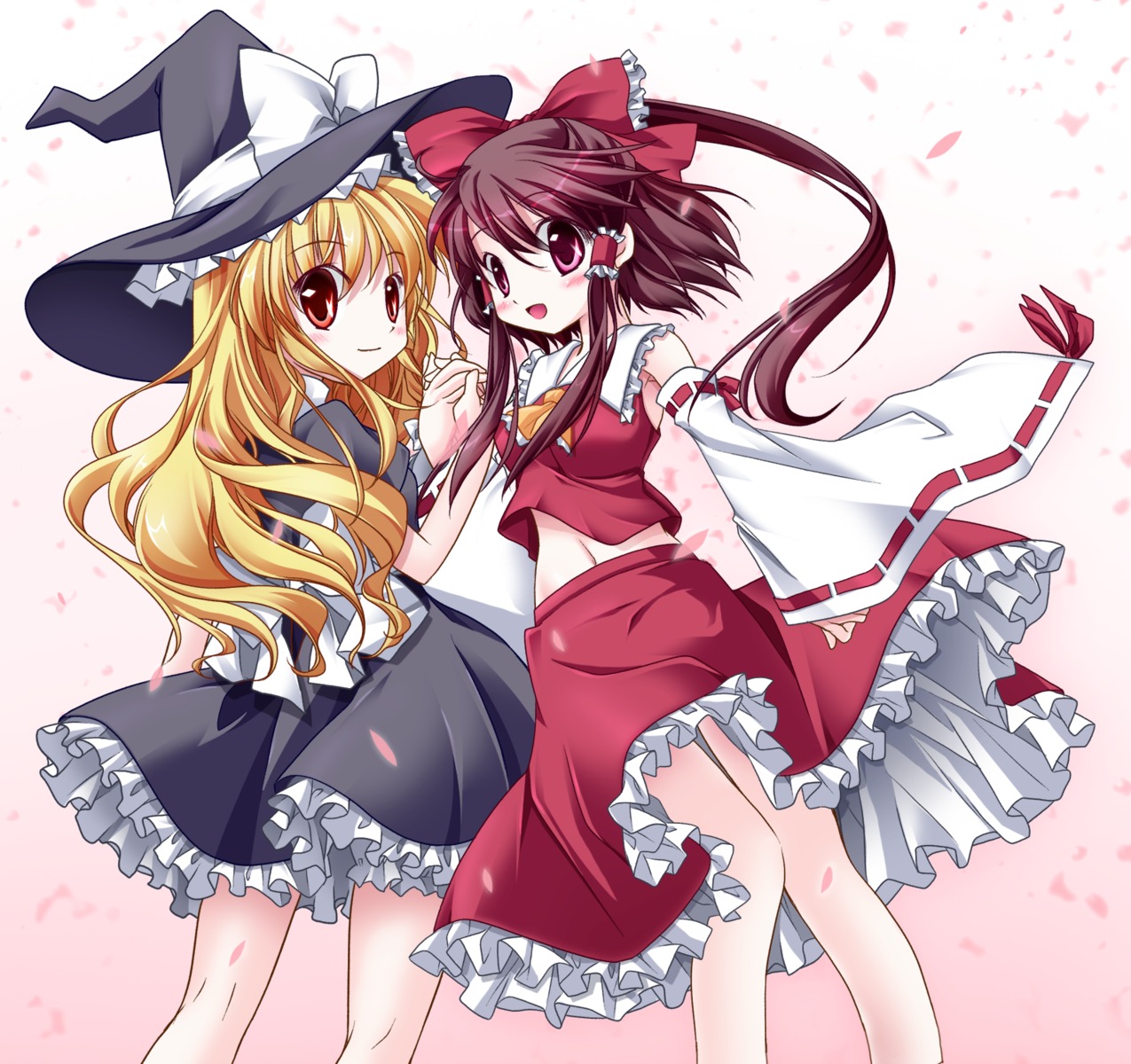 an_natsuki, hakurei_reimu, kirisame_marisa, touhou, wata