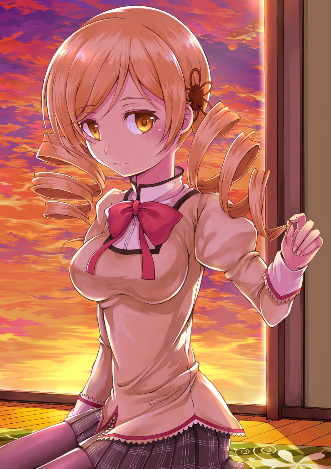 maazyu, mahou_shoujo_madoka_magica, seifuku, tomoe_mami