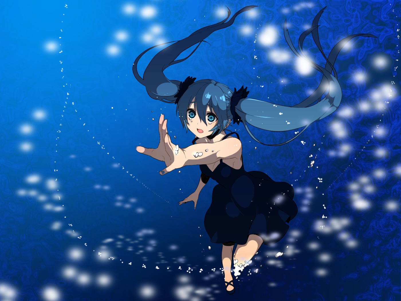 dress, hatsune_miku, kurono_yuu, shinkai_shoujo_(vocaloid), vocaloid